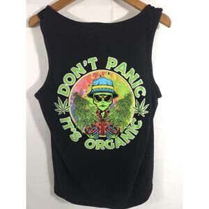 Miken Don’t Panic It’s Organic T-Shirt Size SMALL